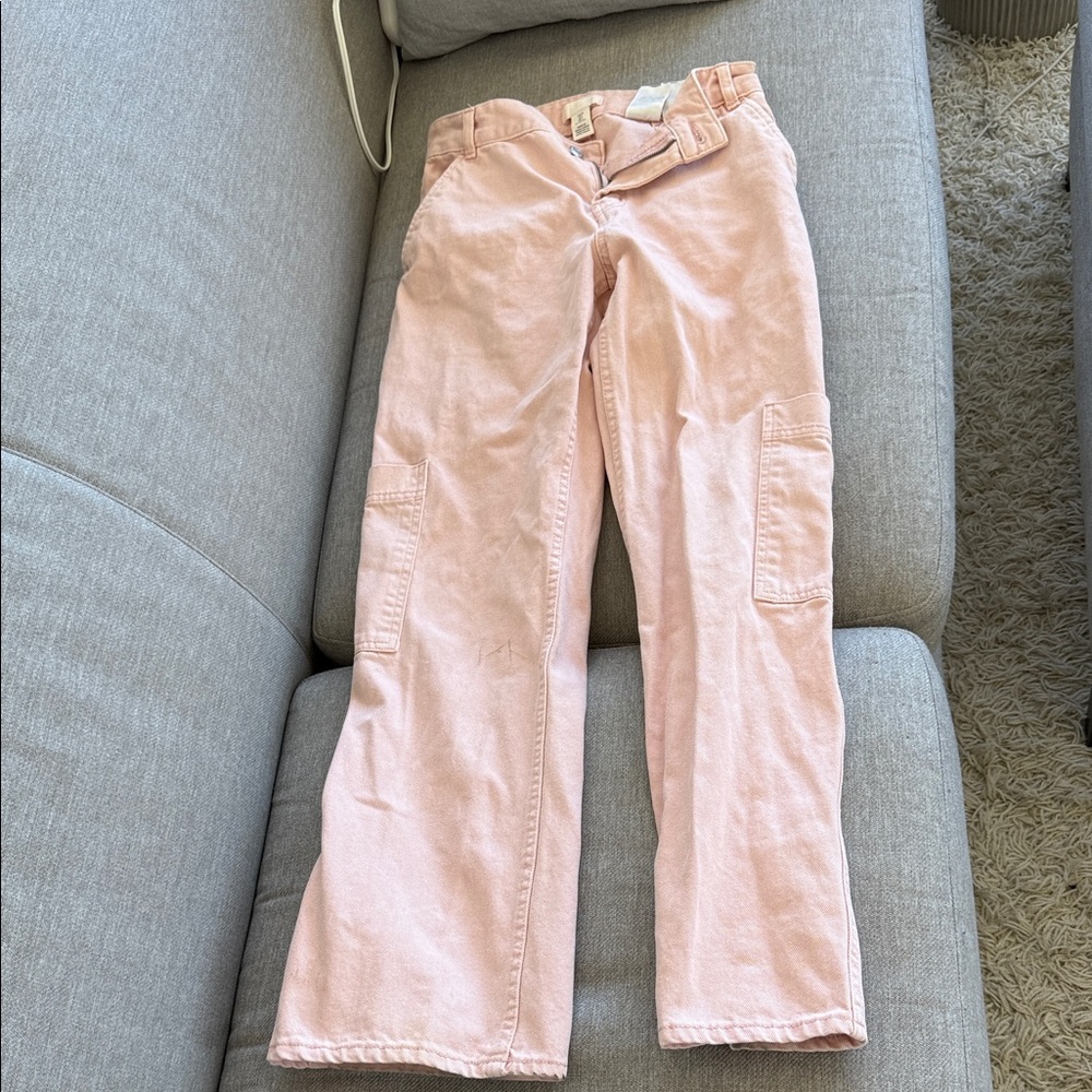 H&M Pink Women's Cargo Jeans